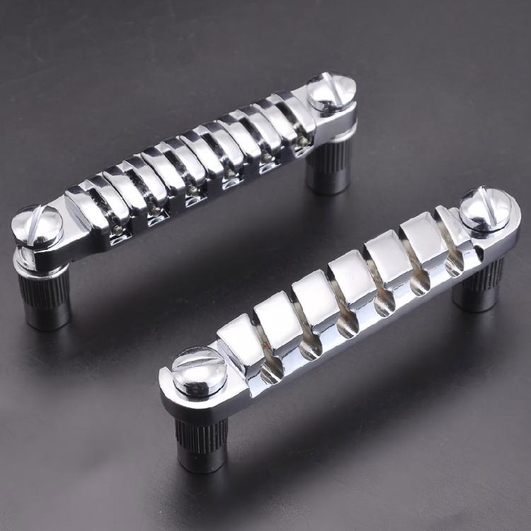 Guitar Bridge Tailpiece Top Hanging String Individual Saddles Electric Guitars Replacement Parts Easy To Install