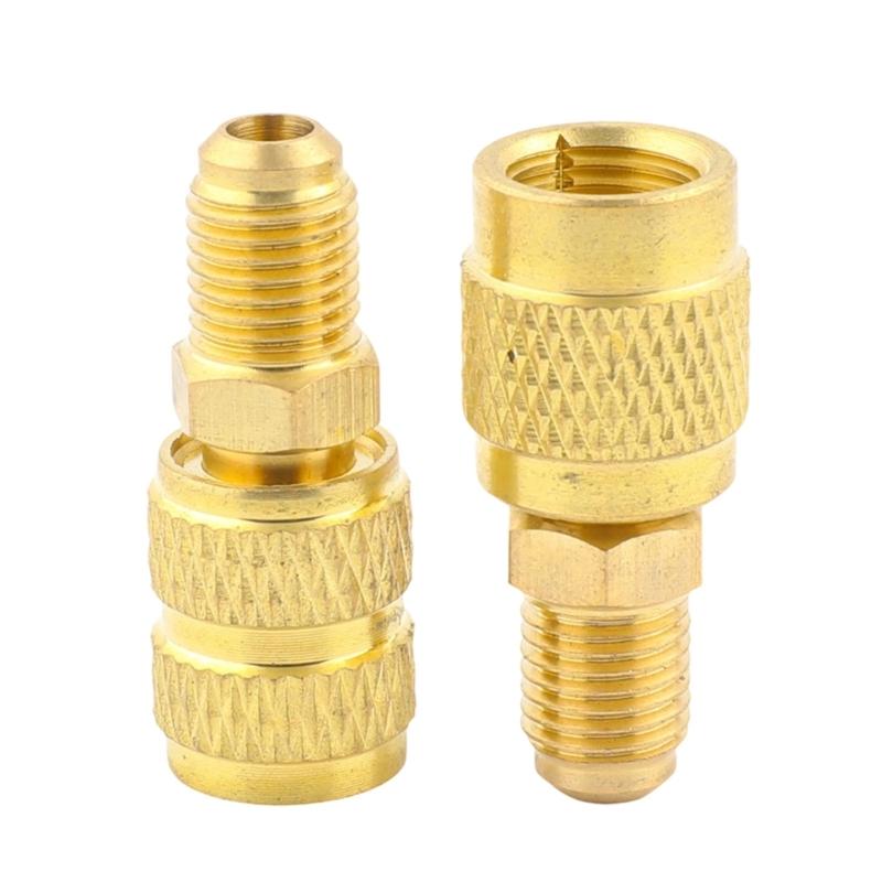 Sturdy Brasses Refrigerants Adapters for Secure Conversion Between R22 and R410 in Cooling Systems