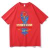 System of A Down Mezmerize Faded Cover T-Shirt Rock Band Men Women Vintage Alternative Metal Music Y2K T-shirt Men's Fashion Top