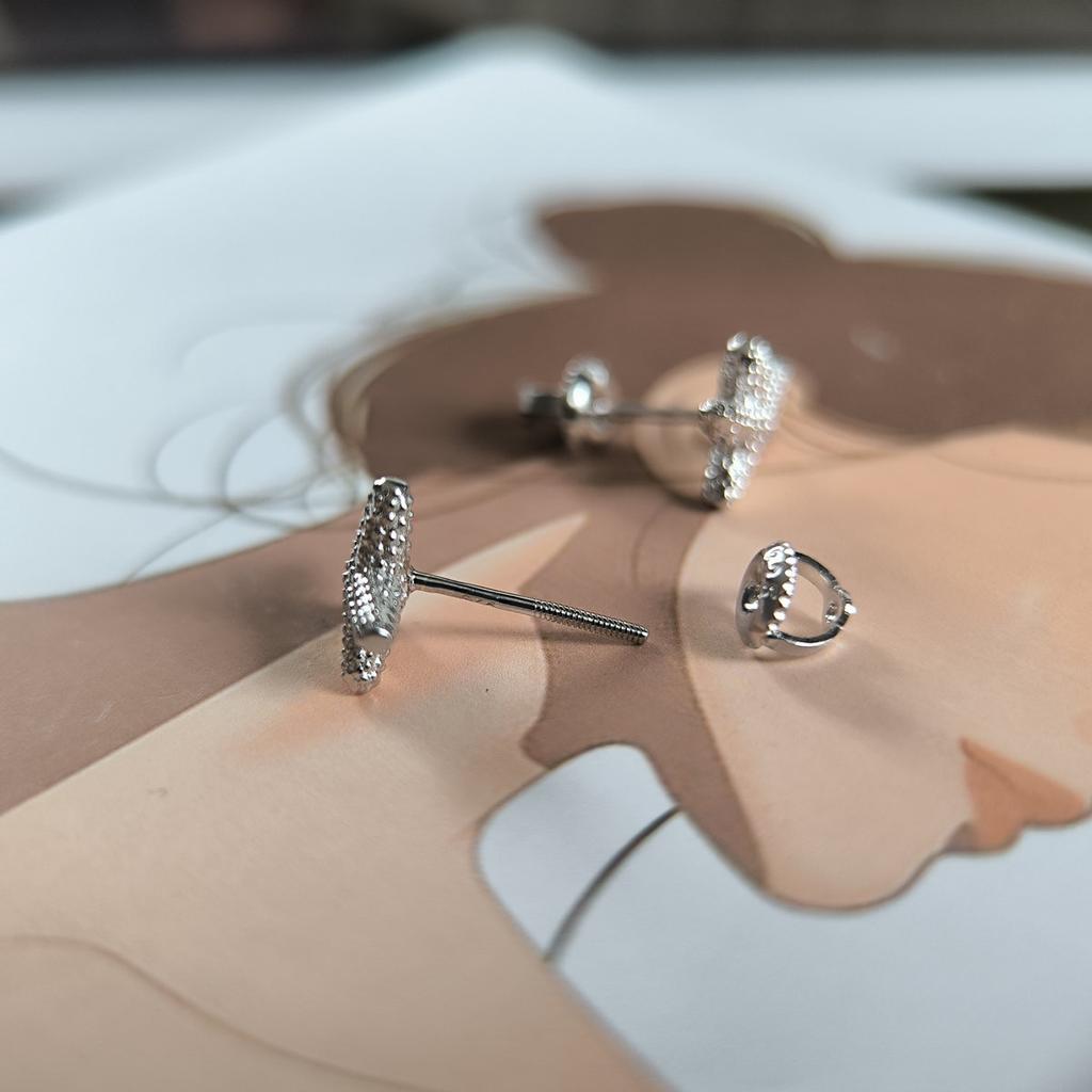 Silver Earrings Without Stones (2208990)