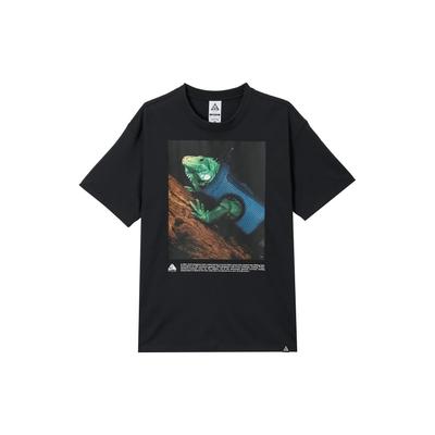 ACG Dri-Fit SS25 Moda Versátil Suelta Secado Rápido Camiseta Manga Corta Hombre Tops Negro HJ0890-010