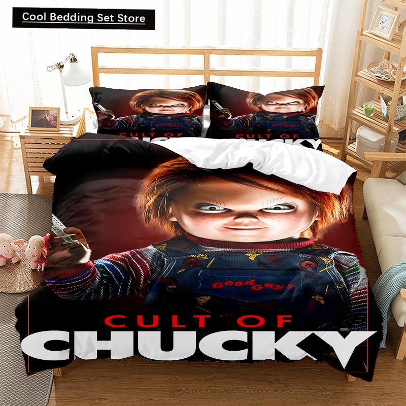 Horrible Movie Child'S Play Duvet Cover Set America Bedspread Single King Queen Full Size Soft Polyester Bedding Set Adult Teens