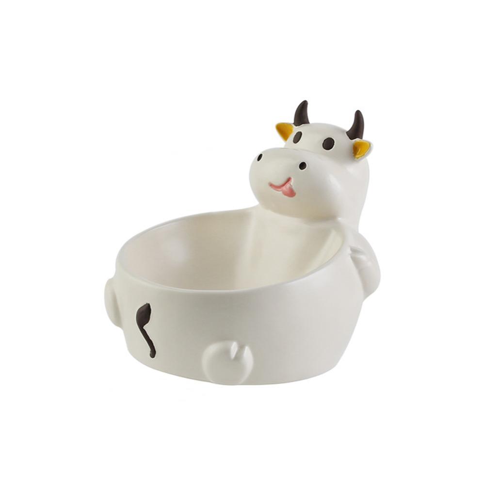 Non-slip Dog Food Bowl Anti Overturning Anti-tipping Bowl Ceramic Cat Bowl  For Cats Dogs