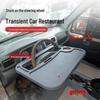 Multi-Functional Car Steering Wheel Tray: Dining, Drink Holder, Writing Desk