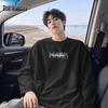 MARK FAIRWHALE Men's Heavyweight Cotton Long Sleeve Crew Neck T-Shirt