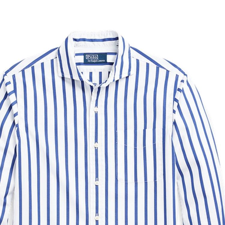 Polo Ralph Lauren SS24 Color Block Striped Button-Down Slim Fit Long Sleeve Shirt Men shirts Multicolor MNPOWOV16823313-400