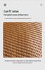 Customizable 2026 High-End Thickened Rattan Air Conditioning Mat - Foldable Ice Silk Cool Summer Mat