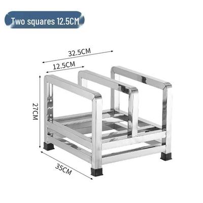 Thick Stainless Steel Knife & Cutting Board Rack