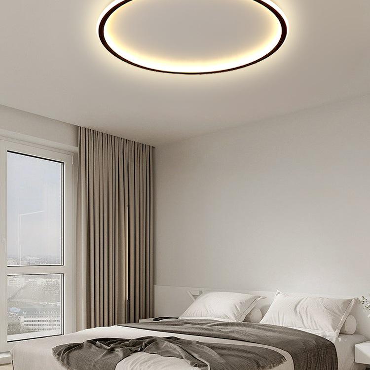 2025 Modern LED Ceiling Light with Remote Control - Minimalist Style for Master Bedroom & Living Room
