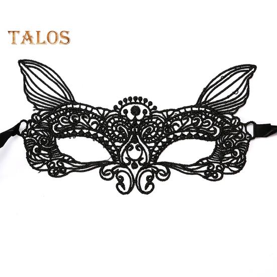 Masca din dantelă neagră, masca sexy pe jumătate goală, masca de petrecere respirabilă, costume venețiene pentru mascarada, cosplay, carnaval