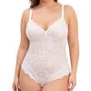 CINOON Women's Lace Sexy Bodysuit Tummy Control Shapewear Waist Cincher Plus Size Slimming Body Shaper