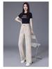 Ice Silk High-Waisted Slimming Straight-Leg Women's Pants - Summer 2026 Collection