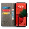 For Samsung Galaxy M15 5G Leather Case with 3 Card Slots Tree Pattern Phone Cover