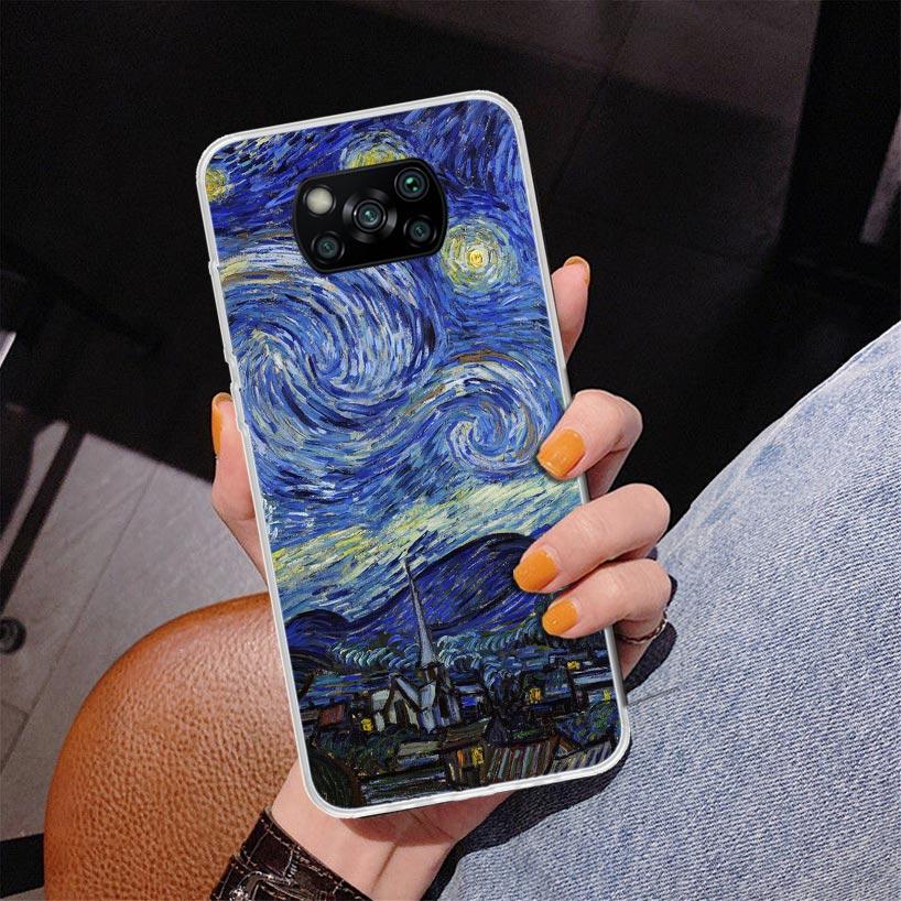 Van Gogh Oil Art Painting Phone Case For Xiaomi Poco X7 X6 X5 Pro F7 Ultra Redmi 15C 15 13C 13 12C 12 10 10A 10C 9 9A 9C 9T Cove