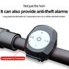 Bicycle Motorcycle Electric Bell Horn Mountain Road Cycling Anti-theft Alarm Horn Bike Accessories Loud Bell Scooter Horn
