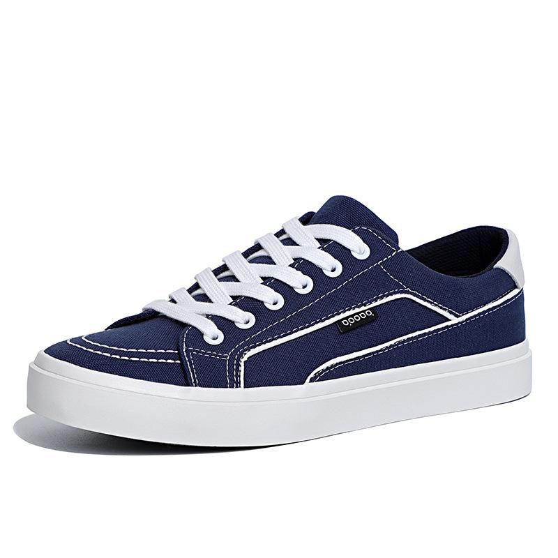 Ungdomsmote Casual Herre Canvas Sko Klassiske Allsidige Pustende Lavsko Myke Komfortable Trendy Sports Skateboard Sko