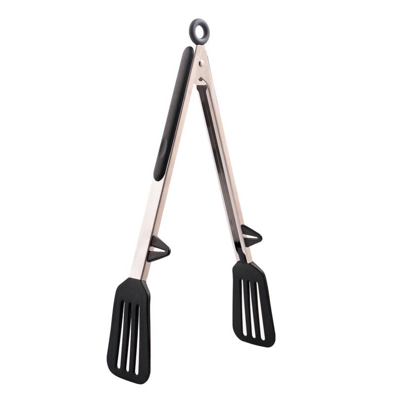 OEING Silicone Spatula Tongs with Stand
