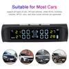 Solar TPMS Sensor Tire Pressure Monitoring System With 4 External Sensors Digital LCD Display Tyre Diagnostic Kit Car Accessory