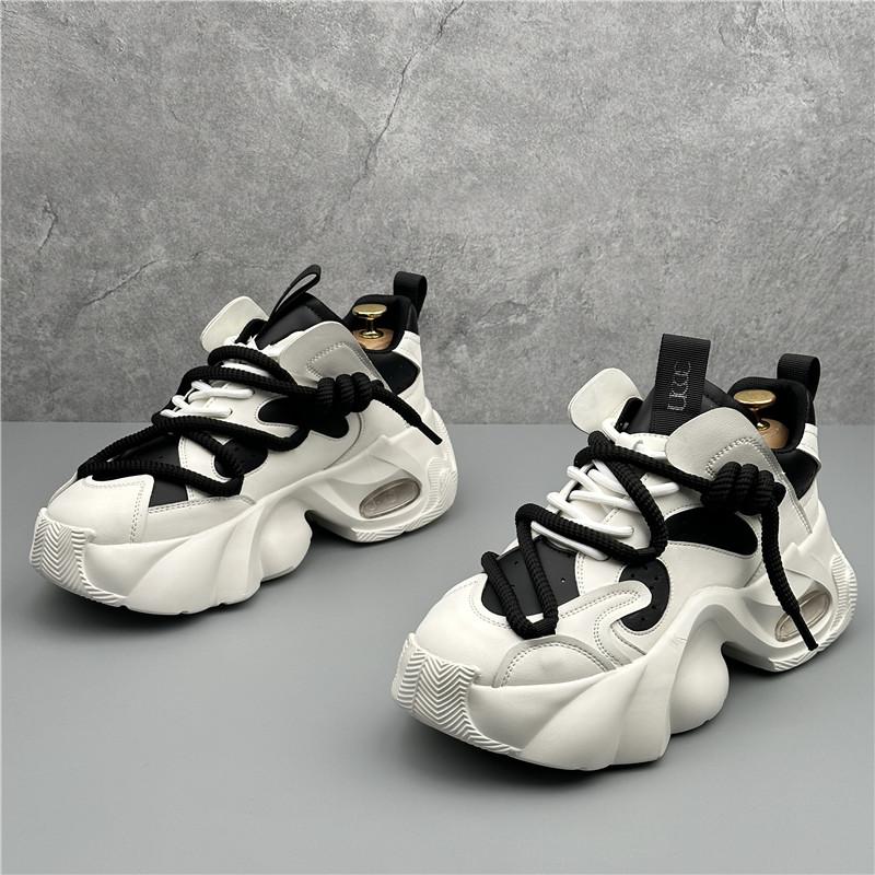 2024 Neue Herren-Sneaker Marke Bequemer Laufschuh Klassische Freizeitschuhe für Herren Dicke Sohle Plateauschuhe tenis masculin