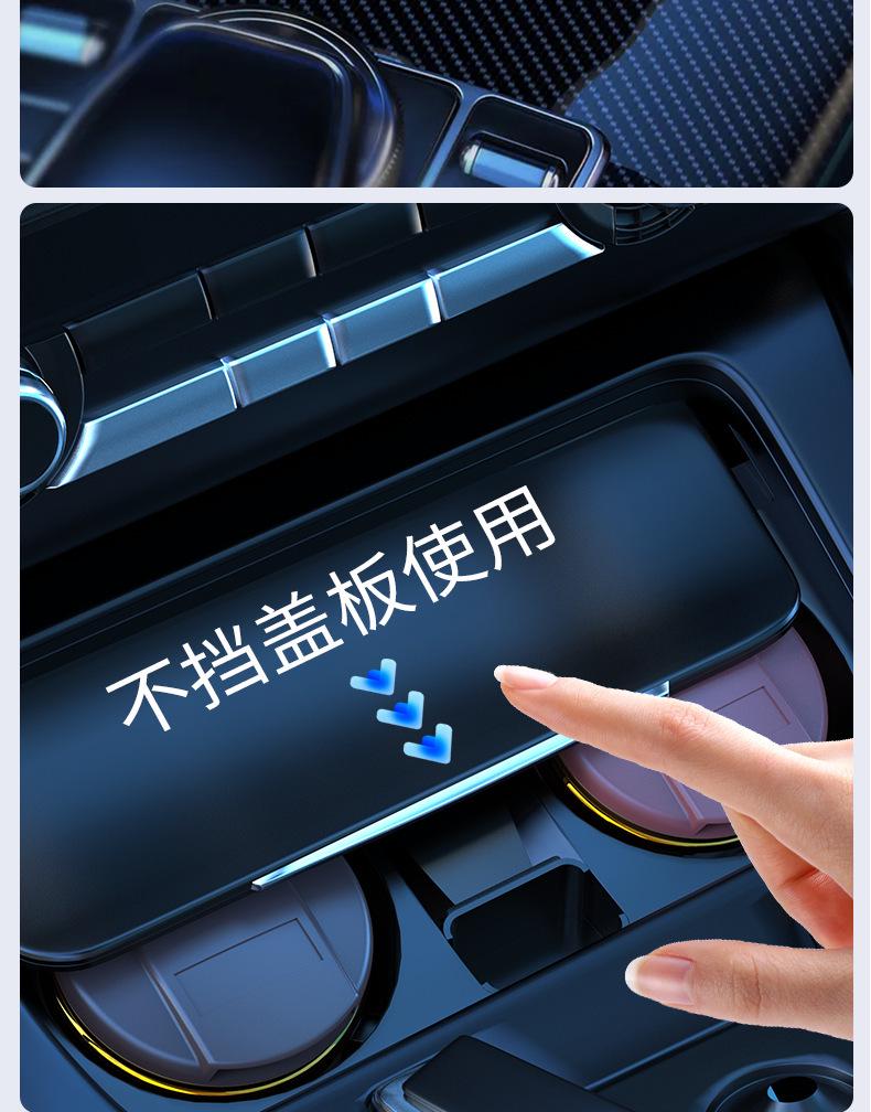 Porsche-Compatible Car Metal Ashtrays: Fits Cayenne, Macan, Panamera, 718, 911, Taycan