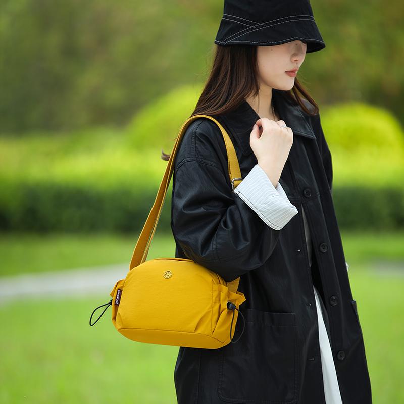 Waterproof Ultra-light Nylon Bag Women's Outdoor Large Capacity Shoulder Crossbody Bag