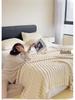 Thickened Coral Fleece Flannel Blanket - Rabbit Fur Nap Throw Milk Velvet Bed Cover