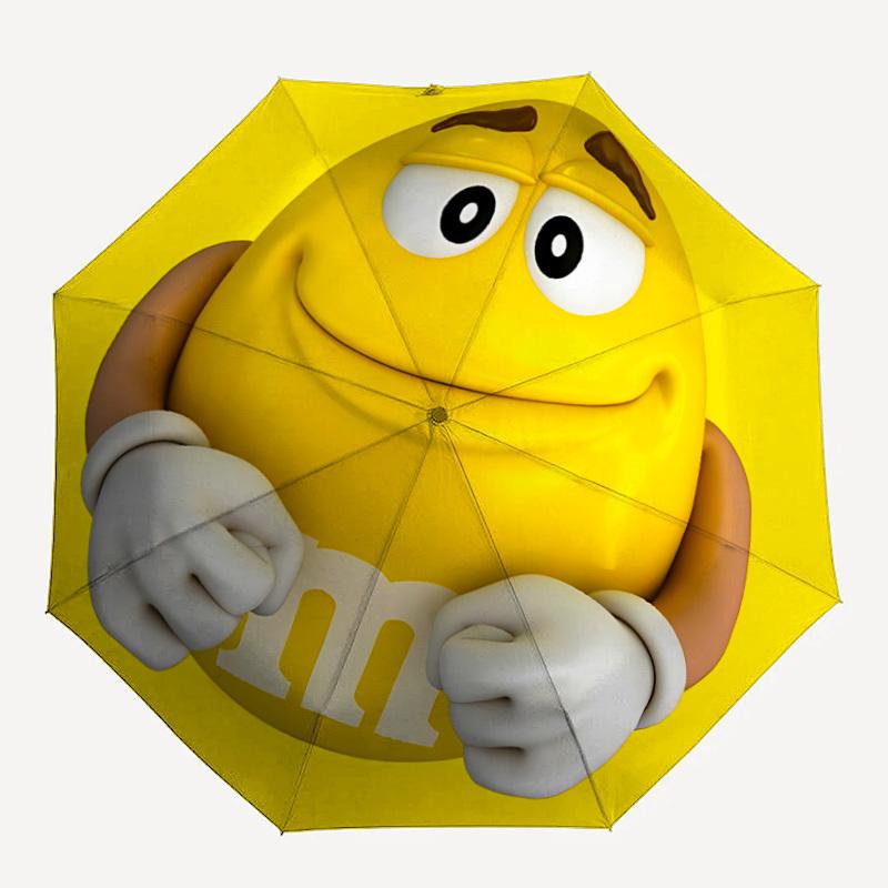 

1PC M&M s, Chocolate Print Umbrella, Featuring Automatic Folding. This Sturdy And Durable Umbrella with Eight Ribs yy250917047