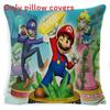 Super Bros Mario Pillow Cover Car Home Living Room Sofa Bedroom Cover Cushion
