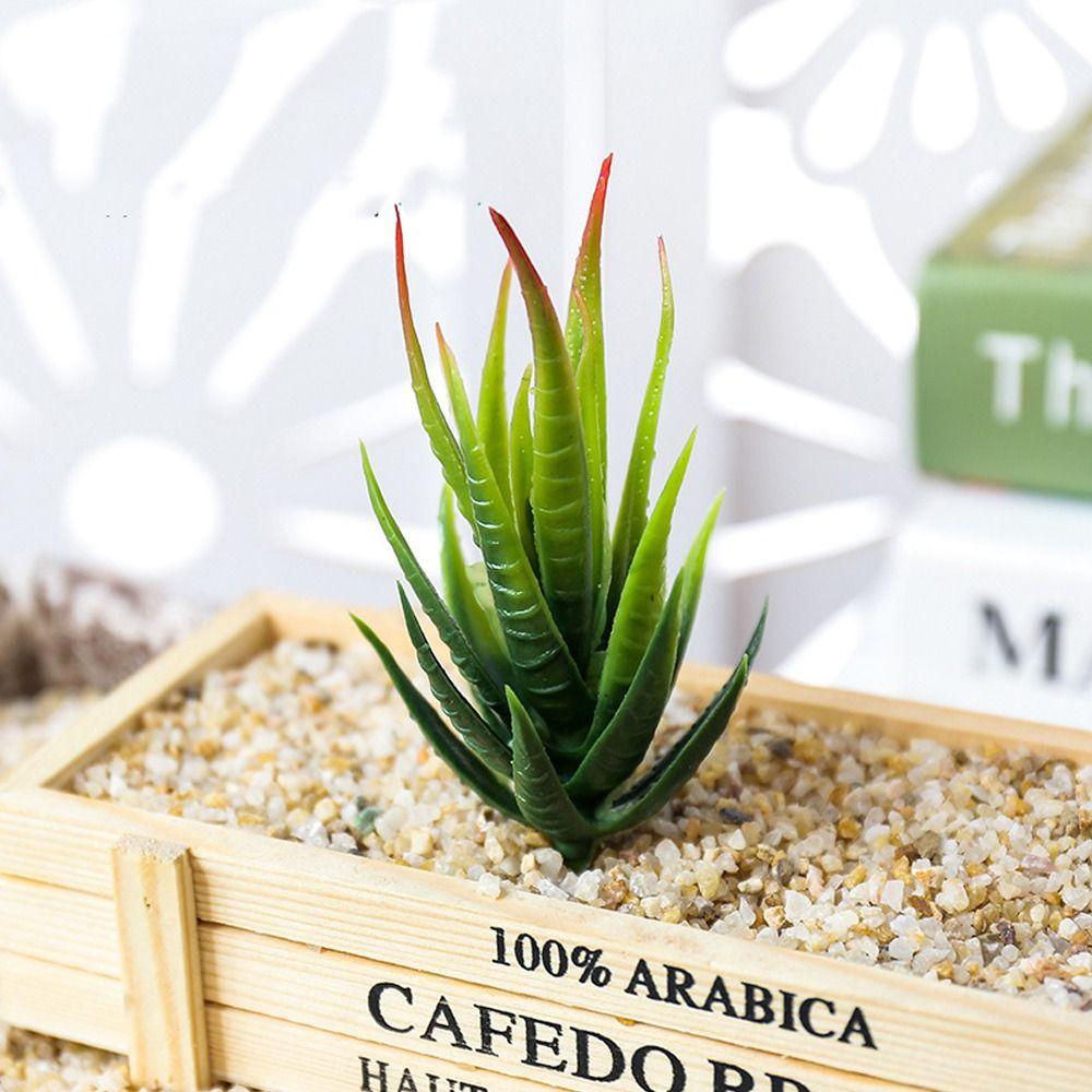 

Realistic Artificial Succulents Plants PVC Fake Plants Simulation Aloe Outdoor Indoor Decoration Style 1