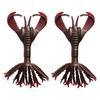 2Pcs 8CM/5G Umbrella Skirt Spider Soft Lure Colorful PVC Bionic Artificial Spider Bait Saltwater Freshwater Bass Snakehead Fishing Accessories