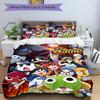 Custom Name Keroro Gunso Anime Characters Print 3Pcs Bedding Set Duvet Cover With 2 Bedro Pillowcase Home Birthday Gift