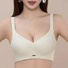 Medium Thickness Wireless Smooth Surface Bra for Small Bust Enhancement - Soft, Breathable, Antibacterial, Pure Color, Versatile Design