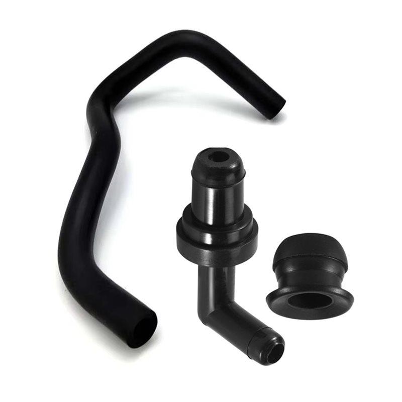 For Toyota 4Runner Tacoma V6 Engine Parts- 1Set 90° PCV Valve Grommet Hose Kit(12261-62041, 17130-PM6-003, 90480-18001)