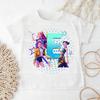 K-pop Demon Hunter Children's Cotton T-shirt for Girls - Sports Shirt - 2026 New Summer Short-Sleeved Casual Top - A-Z Letters