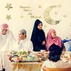 Acrylic Islamic  Wall Stickers Decors Ramadan Kareem and Eid Mubarak Decoration
