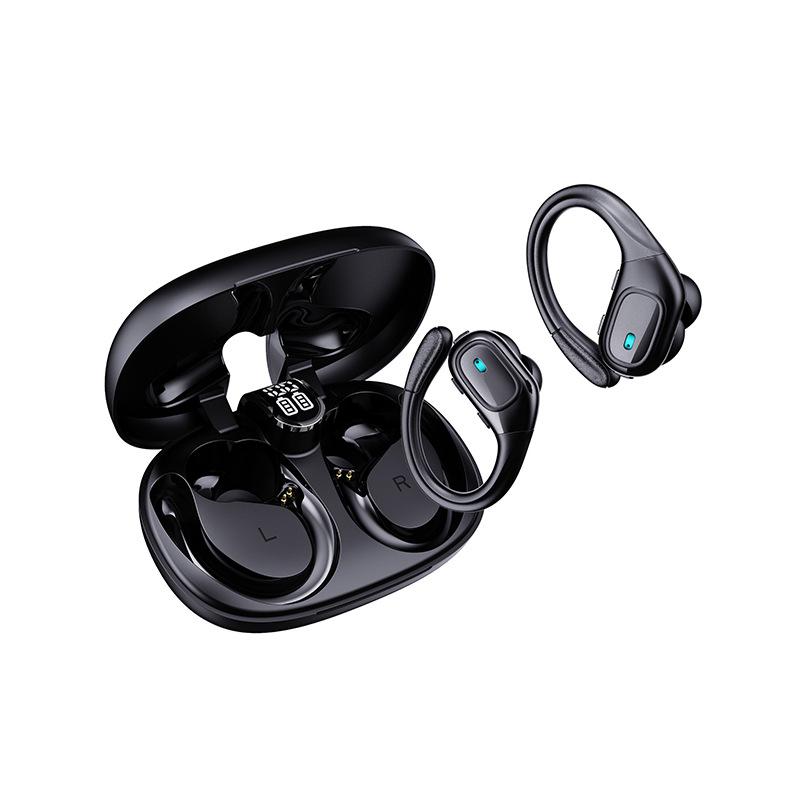 Intelligent Noise Reduction High Definition Call Ear Hanging Wireless Headset Waterproof Sports Long Battery Life Bluetooth Headset