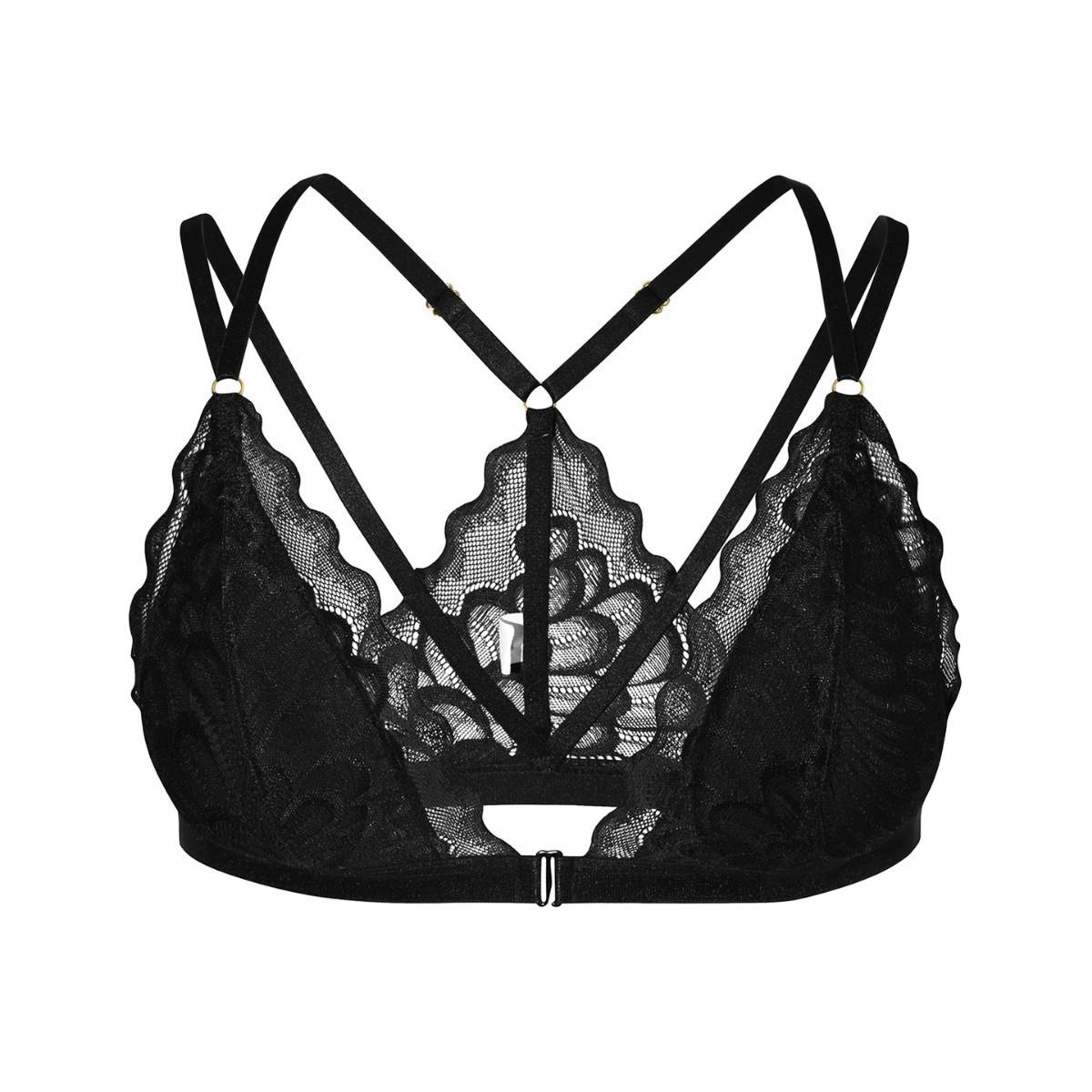 

Европейское и американское нижнее белье больших размеров, кружевной бюстгальтер с собирающим эффектом, с застежкой спереди, без косточек, сексуальный, для большой груди, с маленькой тонкой чашкой, красивая спинка 4XL чёрный