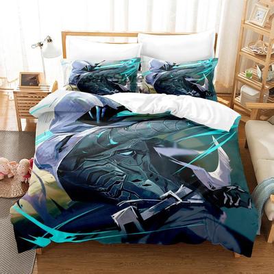 Game VALORANT Omen Bedding Set Single Twin Full Queen King Size Bed Set Adult Kid Bedroom Duvet Cover Sets Anime Bed Sheet Set