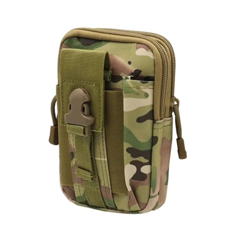 Tactical Molle Waist Pouch Outdoor Hunting Camping Men EDC Tool Bag Utility Gadget Organizer Vest Pack Purse Mobile Phone Case