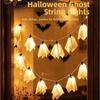 Spooky Halloween String Lights Warm White Decorative Lamp Lights  Outdoor Decoration