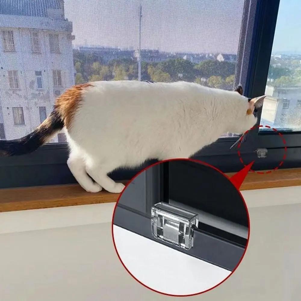 Aluminum Alloy Window Limiter Lock Sliding Doors & Windows Child Lock Safety Buckle Screen Window Snap for Hotel and Home Window