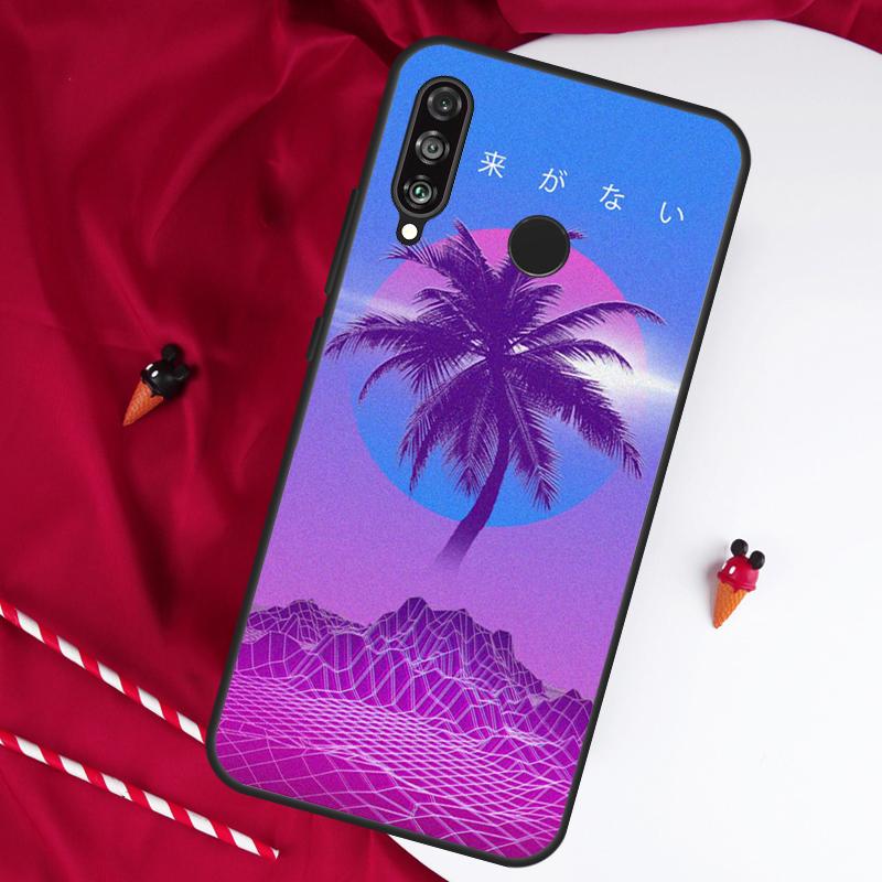 Vaporwave Aesthetic Trippy For Huawei Nova 5T 9 10 SE 7i 8i 11i 12i Y73 Y90 Y70 Y72 Y61 Y91 Y60 P20 P40 P30 Lite Case