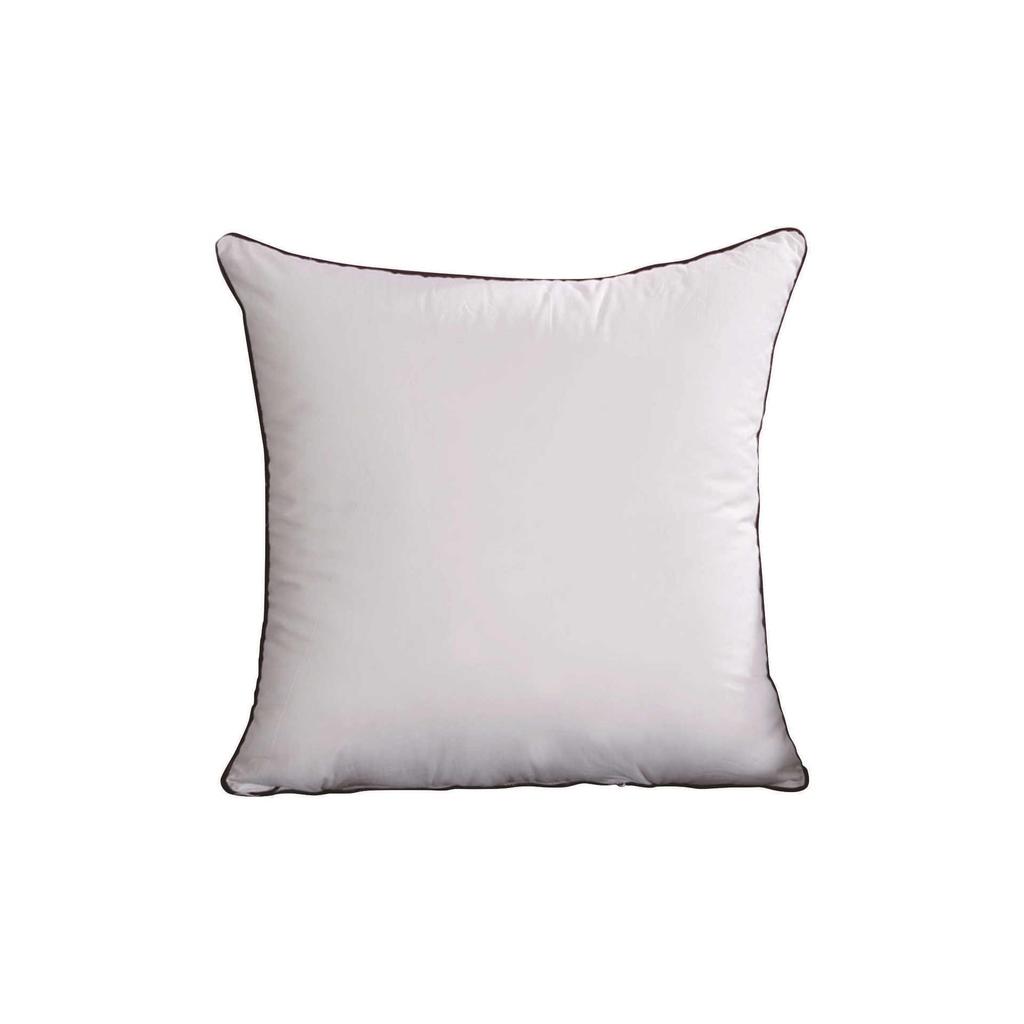 Down Feather Pillow Insert with Peach Skin Fabric, All-Cotton Cushion, Lumbar Pillow, Backrest Core (Available In Sizes 45, 50, 55, 60).