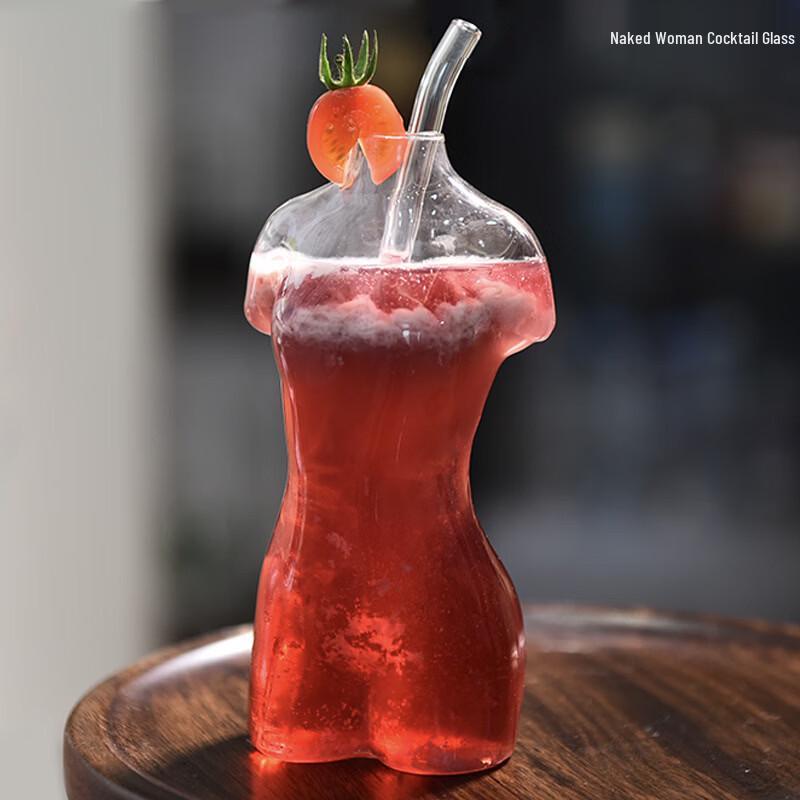 

Female Body Art Cocktail & Beer Glass