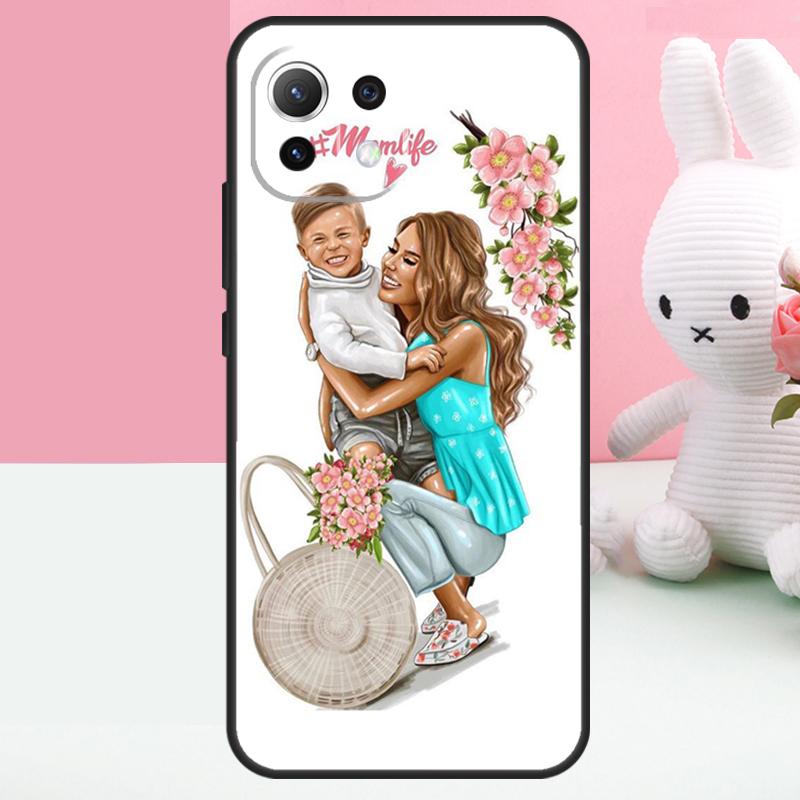 

SUPER MOM MOTHER MAMA CUTE BABY Case For Xiaomi 15T 13T 14T 17 Pro Max 15 14 Ultra POCO X7 Pro X5 X6 F5 F6 F7 F8 Ultra Funda Xiaomi 15 Pro