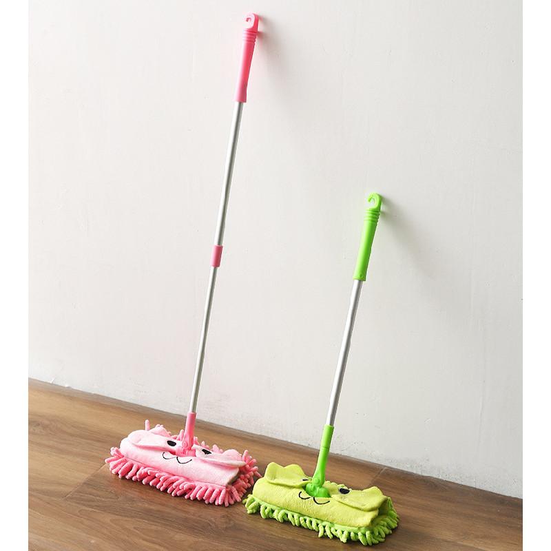 Cleaning Play Childrens Mop Set With Reusable Dustpan Flat For Tool Educational