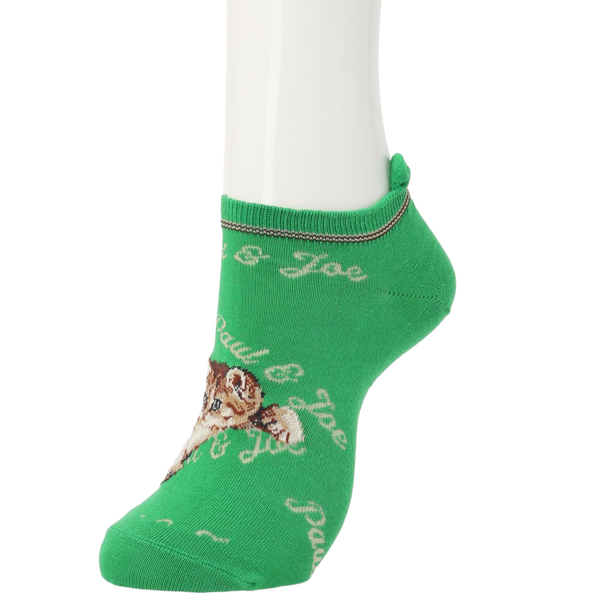 

Носки JOE Sneaker length swinging nunette pattern 4SC1399 Green ACCESSOIRES] [PAUL & ACCESSOIRES] зелёный
