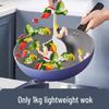 COOKER KING Non-Stick Cookware Set with Wok and Soup Pot