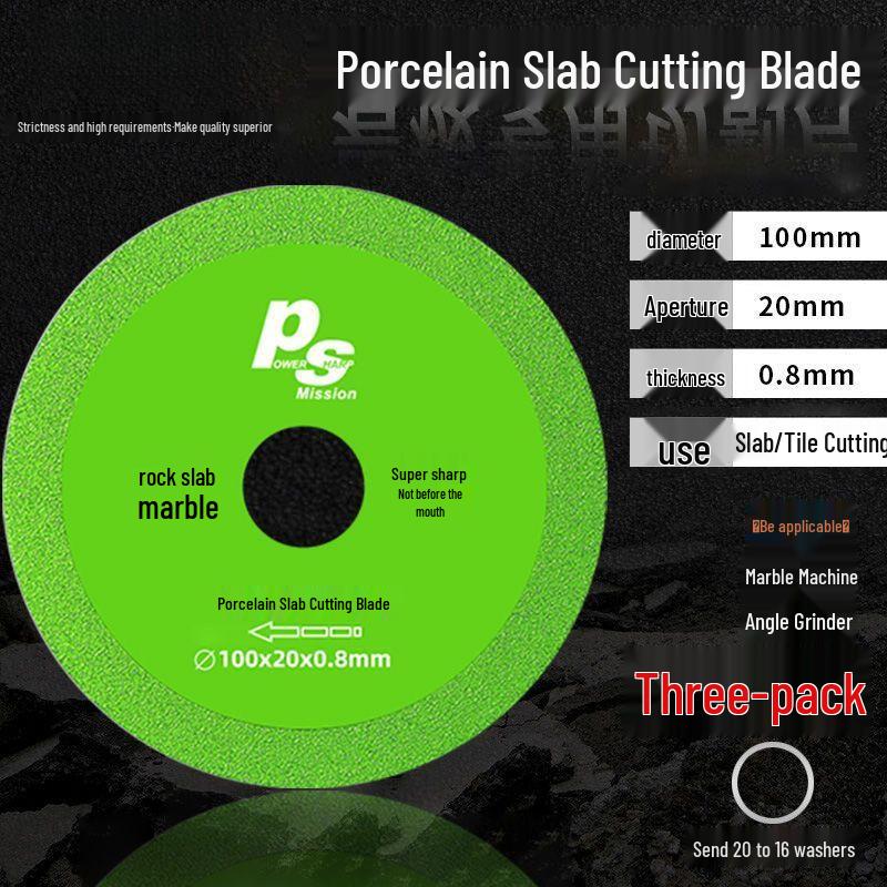45° Chamfering Tile & Marble Cutting Blade - Precision No-Chip Rock Slab Disc