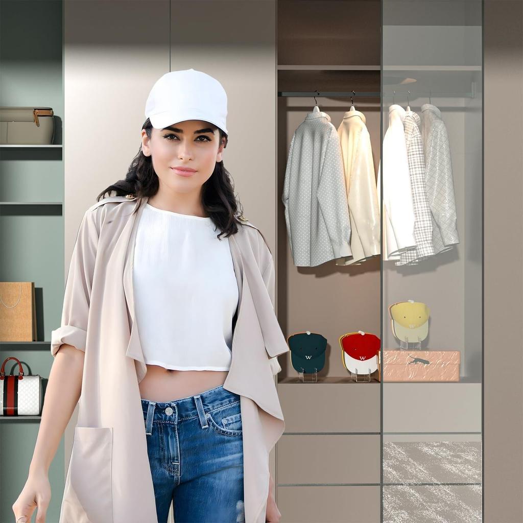 Transparent Acrylic Cap Storage Rack Baseball Cap Display Rack Sun Hat Rack